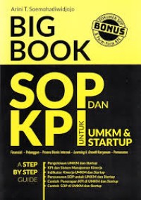 Image of Big book sop dan kpi untuk umkm & startup