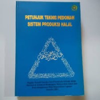 Image of Petunjuk teknis pedoman sistem produksi halal