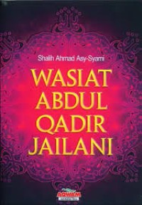 Image of Wasiat abdul qadir al jailani